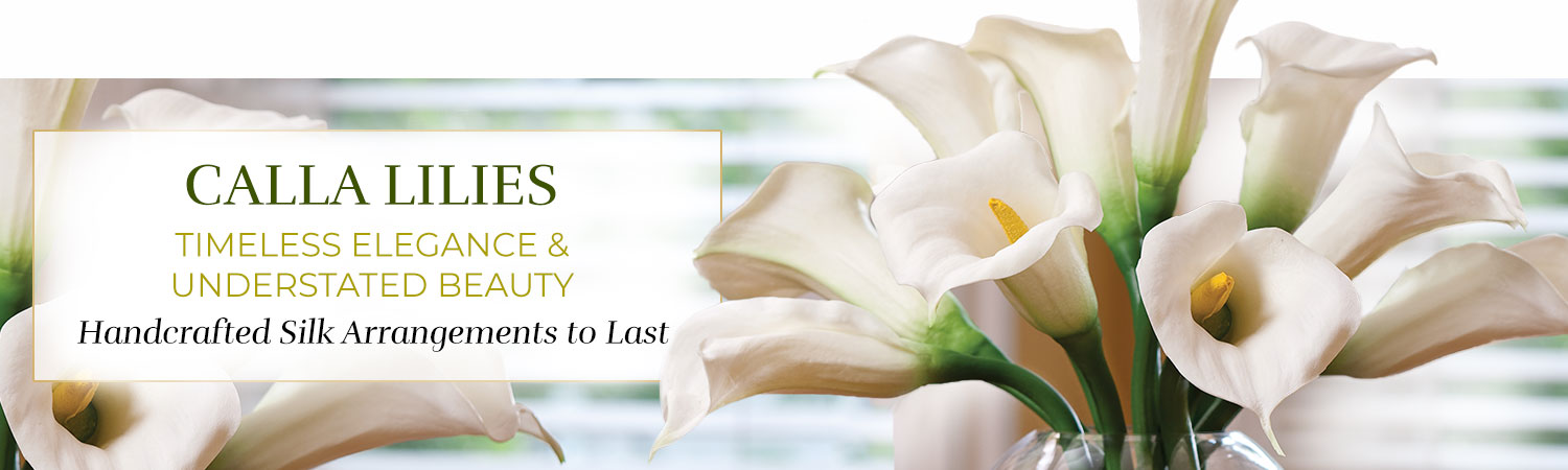 Silk Flower Calla Lily Handcrafted Arrangements