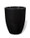 Fiberglass Garden Glaze Container - 11"W x 13.75"H - Black