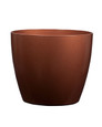 Fiberglass Uptown Decorative Container - 8"W x 8"H - Burnt Copper