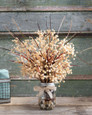 Baby's Breath & Grass Faux Flower Accent