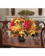 Autumn Opulence Silk Flower Centerpiece, By Petals.