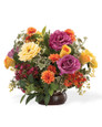 Floribunda Garden Silk Flower Centerpiece, by Petals.