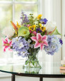 Calla Lily, Tulip & Lily Centerpiece