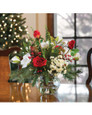 Magnolia & Rose Silk Flower Centerpiece, By Petals.
