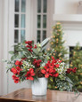 Mixed Eucalyptus, Pine & Berries Silk Holiday Accent, By Petals.